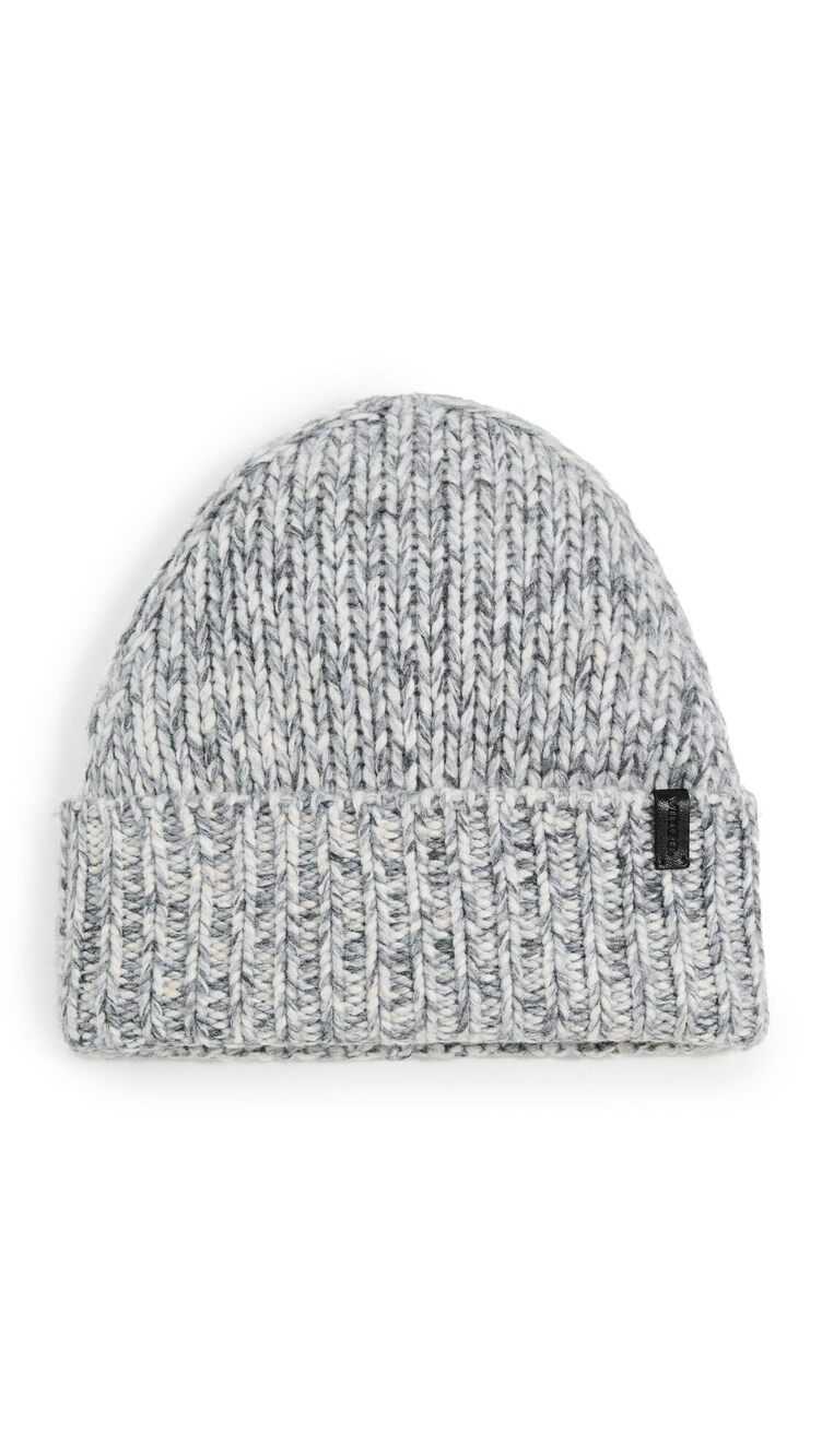 6621 Chunky Marl Hat, Grey, One Size